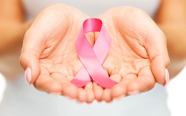 Pink ribbon for cancer