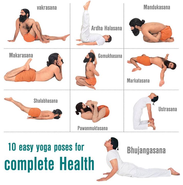 10 yoga poses for healthy life