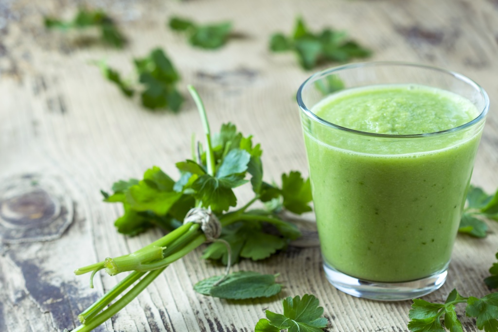 Healthy parsley smoothie