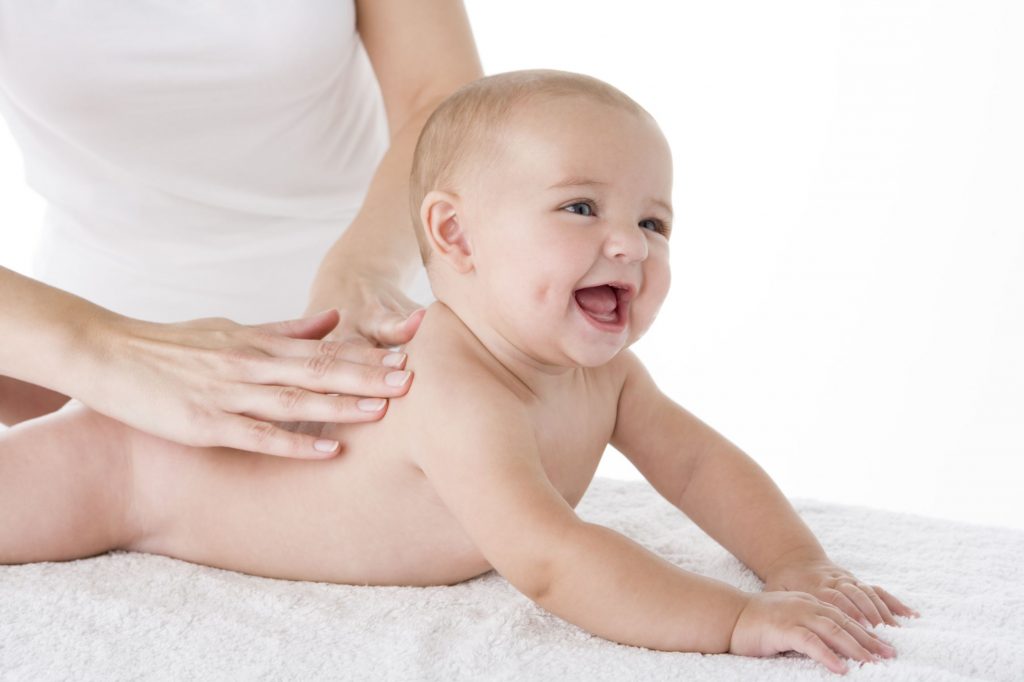 oil massage for infants