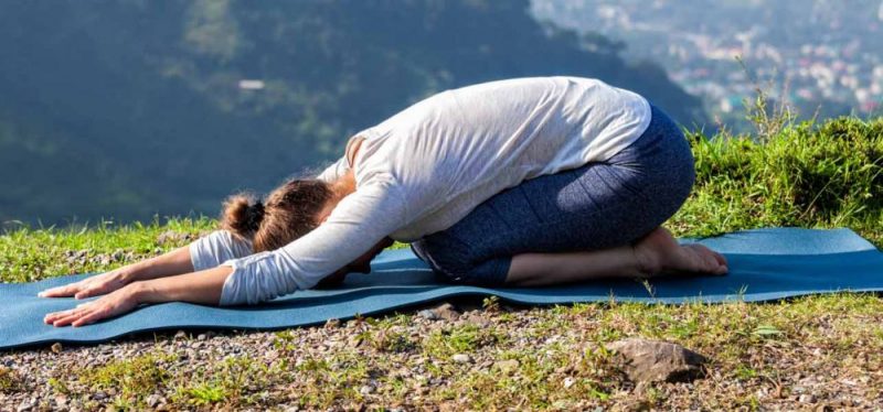 yoga poses to do when you're sick