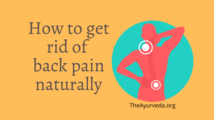 back pain cure naturally