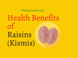 health benefits of raisins kismis