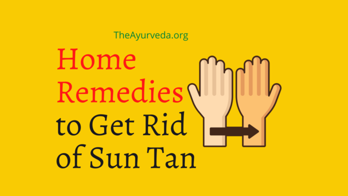 home remedies for sun tan