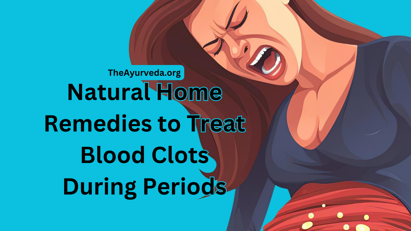 treat blood clots during periods