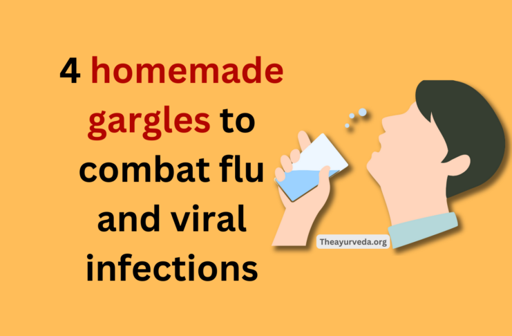 homemade gargles to combat flu